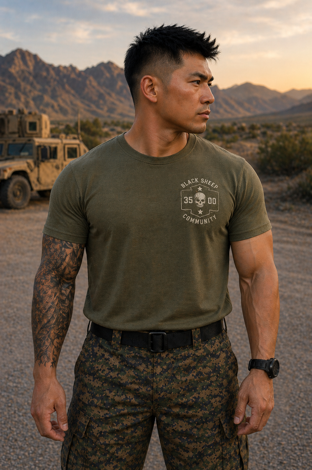 The Backbone- Tee